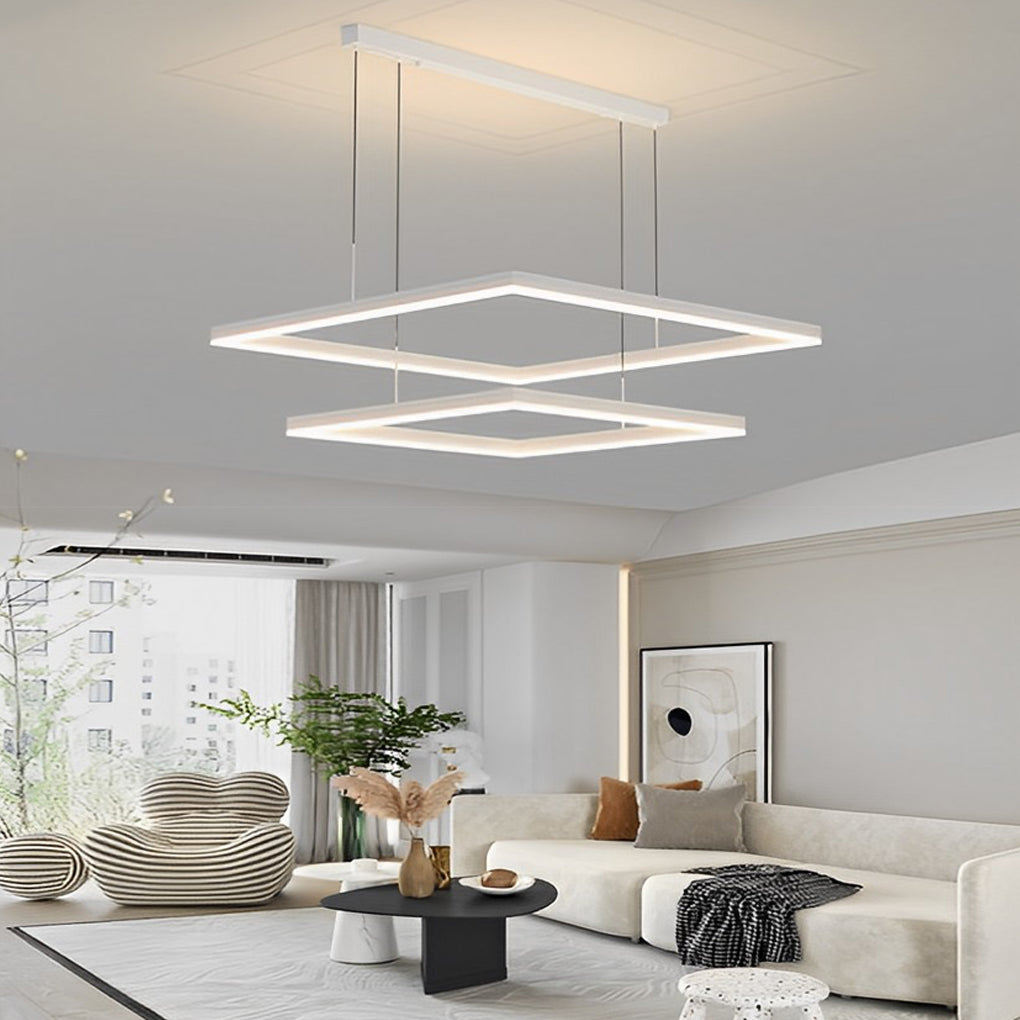 WINTHORPE QUADRA DIMMABLE LED CHANDELIER