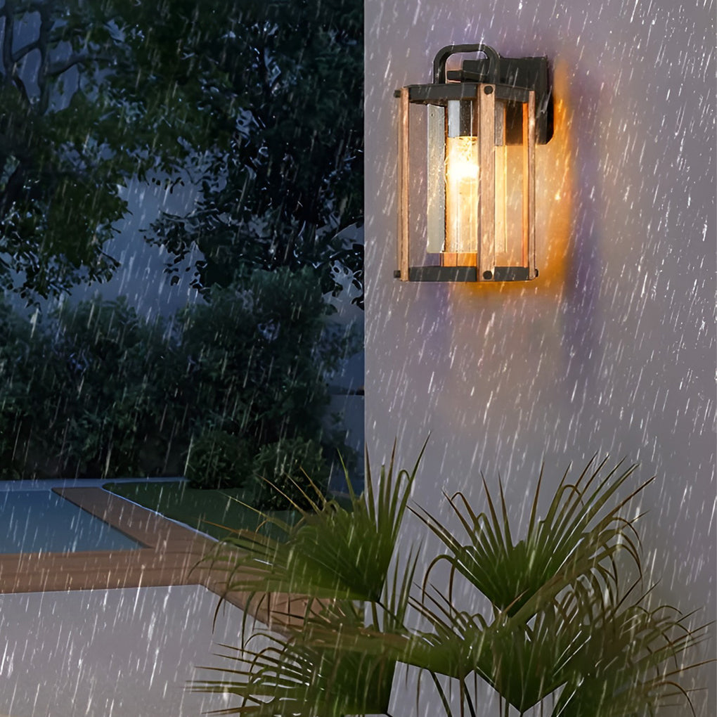 BRIGHTON COAST WATERPROOF GLASS LANTERN WALL LIGHTING
