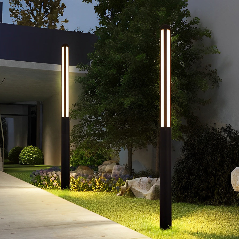 RAVENSDALE MODERN OUTDOOR BOLLARD LIGHTING WITH WATERPROOF LED TECHNOLOGY