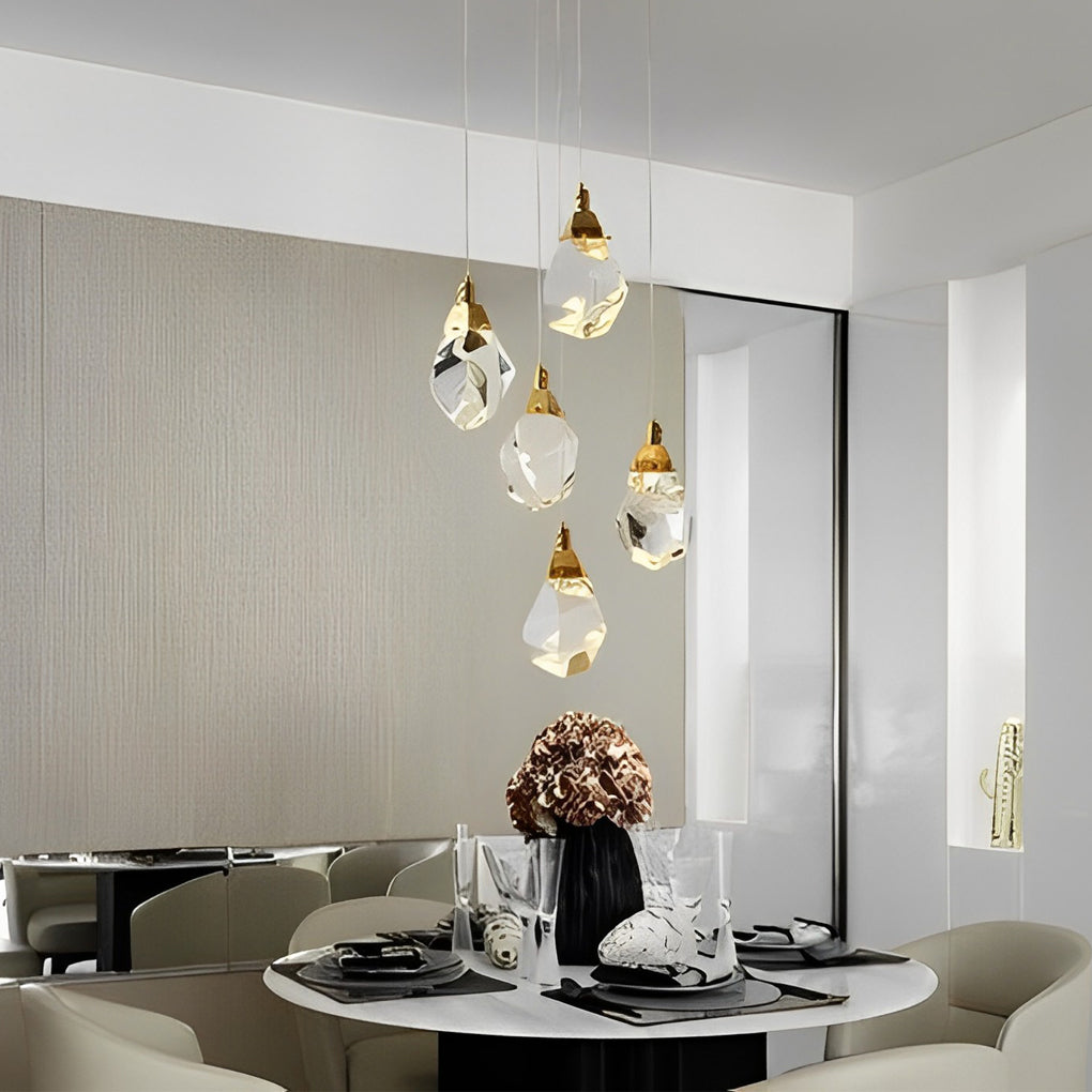 WINDSOR SPIRAL CRYSTAL CEILING LUMINAIRE