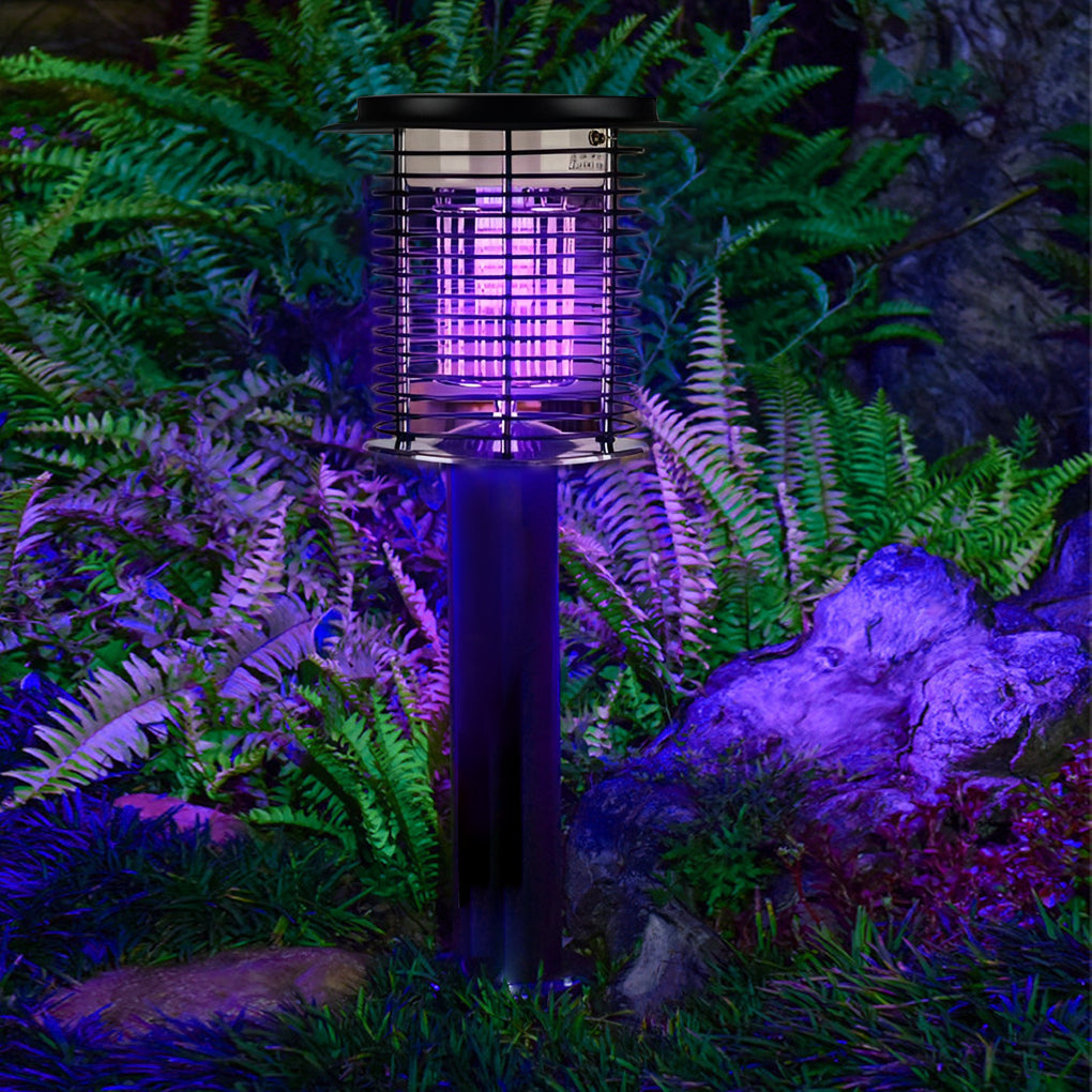 THORNBURY SOLAR-POWERED INSECT ELIMINATOR LAMP - DUAL FREQUENCY LIGHTING WITH USB RECHARGE