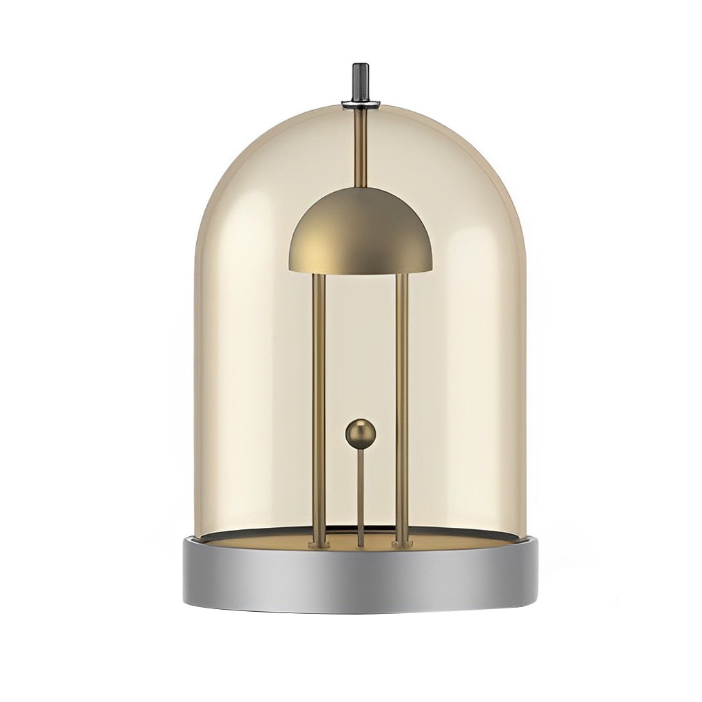 WINTERBOURNE SMOKED GLASS DOME TABLE LANTERN