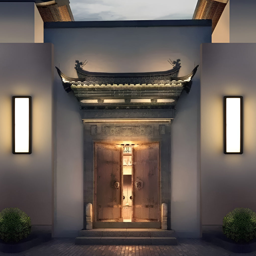 RAVENHURST RECTANGULAR LED MOTION-ACTIVATED WALL LIGHTING IN WHITE