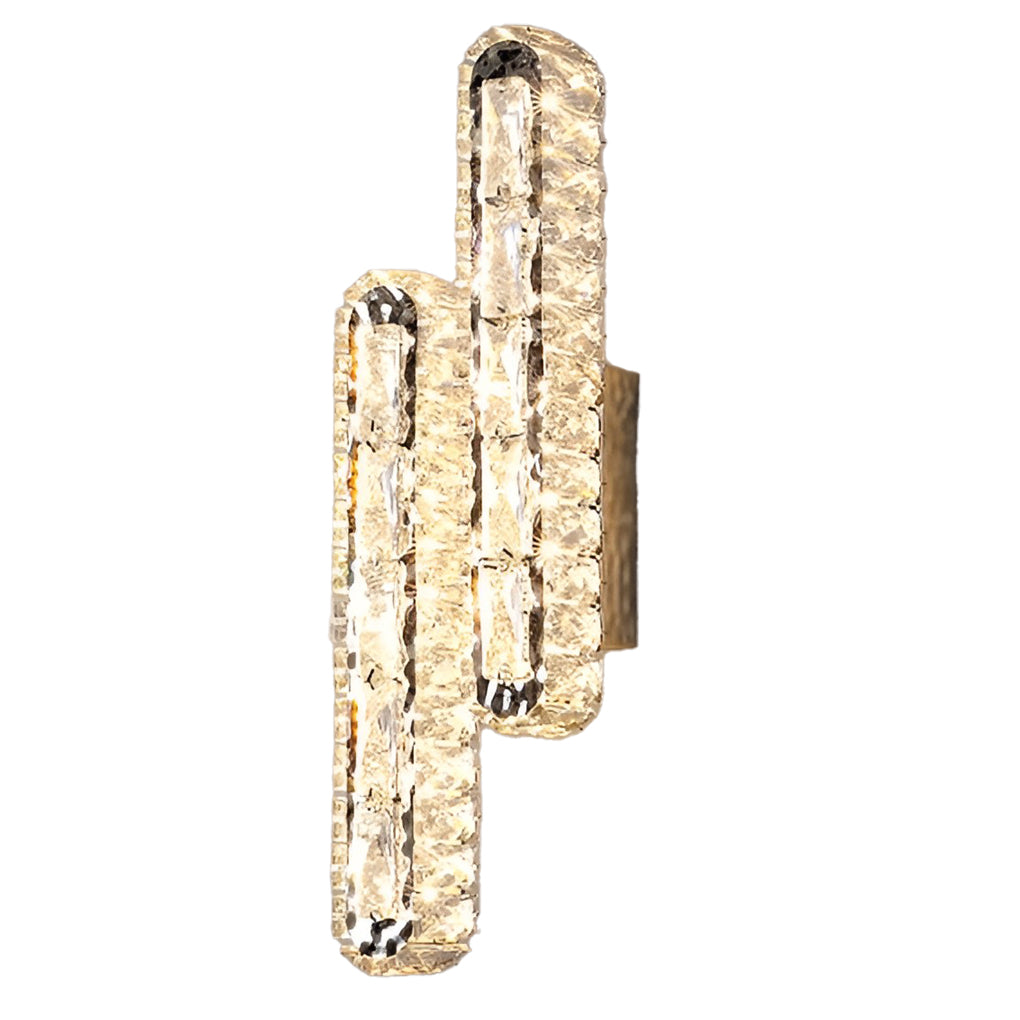 WINDSOR CRYSTAL TRIPLE DIMMER WALL SCONCE