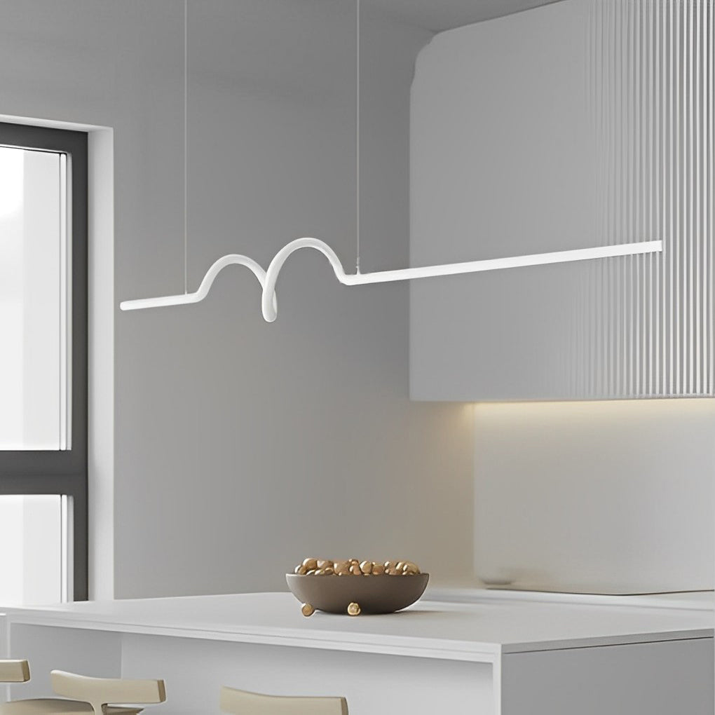 WINTERBOURNE WAVY LED SUSPENDED LIGHTING
