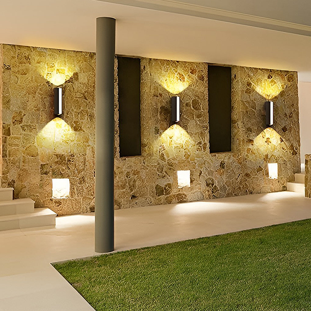 BLACKTHORN RECTANGULAR AQUA-LIT WALL SCONCE