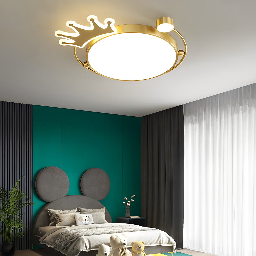 WINTHROP COPPER DIMMING CROWN CEILING LUMINAIRE