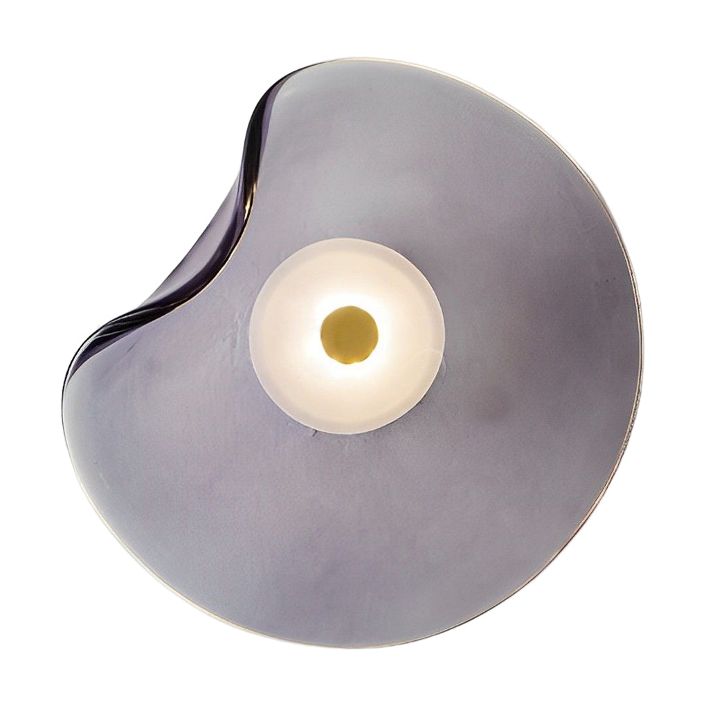 WINTHORPE ARTISANAL ROUND GLASS WALL SCONCE