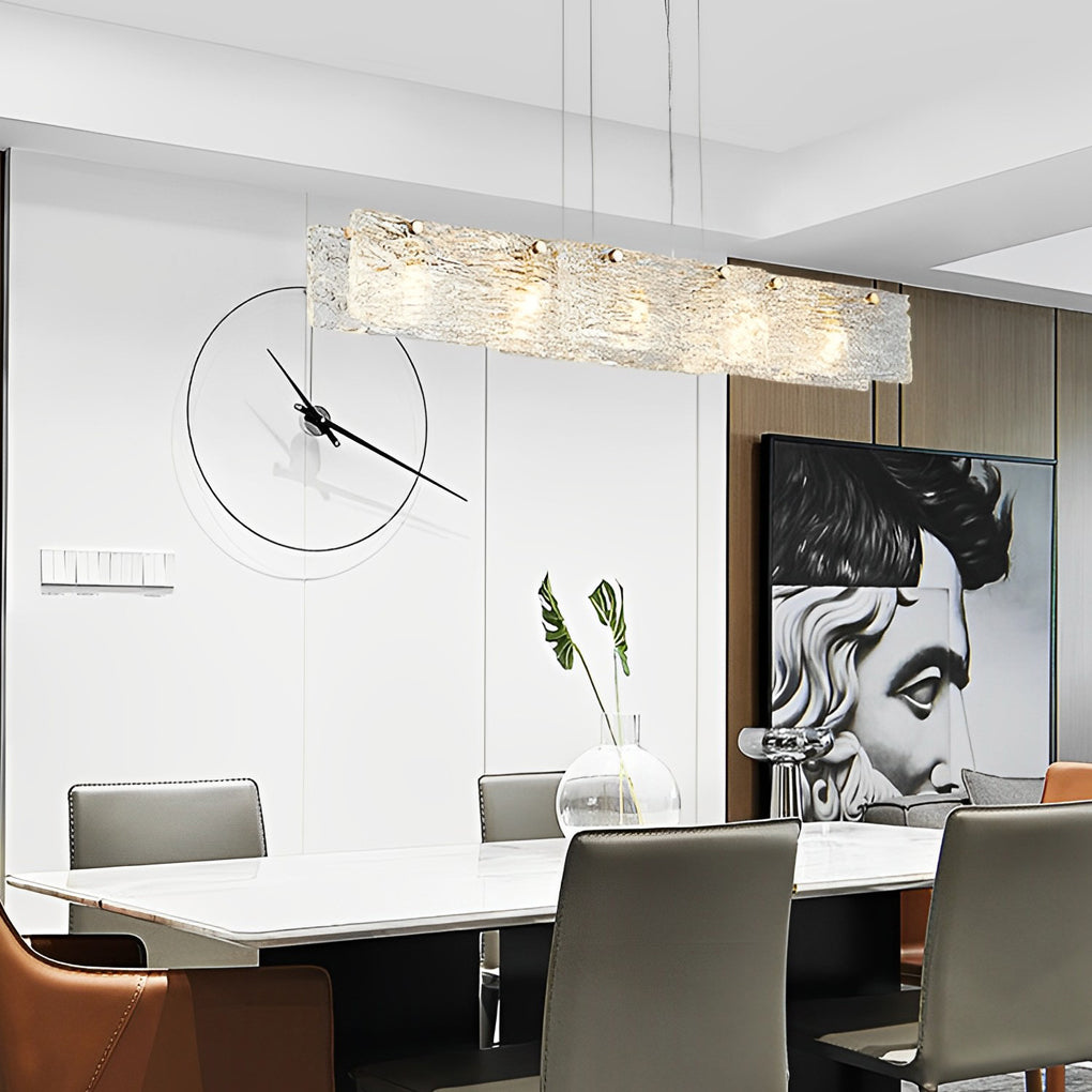WINDSOR RECTANGULAR CRYSTAL LED CHANDELIER