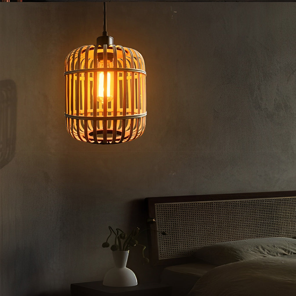 ALDERSON WOVEN RATTAN GLOBE PENDANT LIGHT