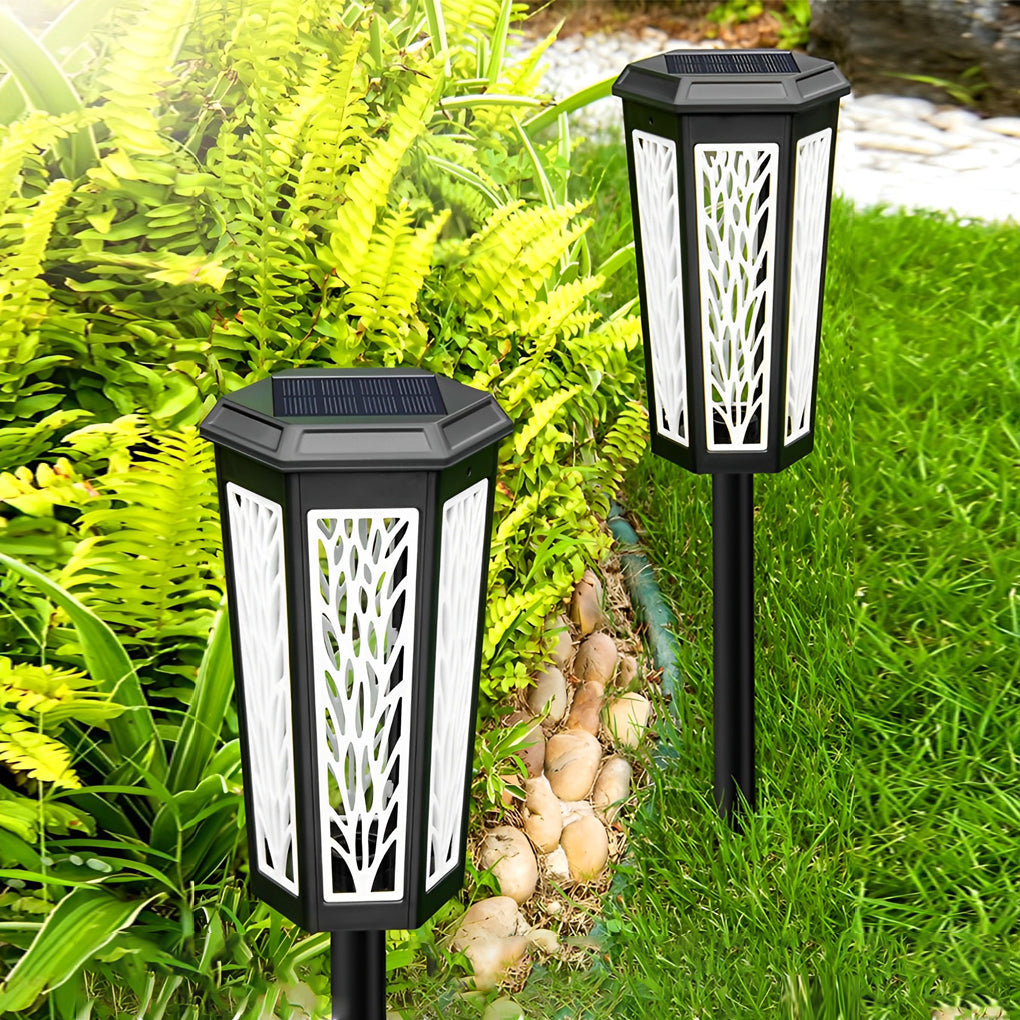 CHISWICK SOLAR GLOWING STAKE LANTERN - Color-Transforming, Weatherproof Outdoor Illumination Enhancer