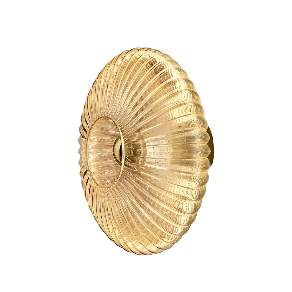 WINDSOR STRIPE ROUND GLASS WALL SCONCE