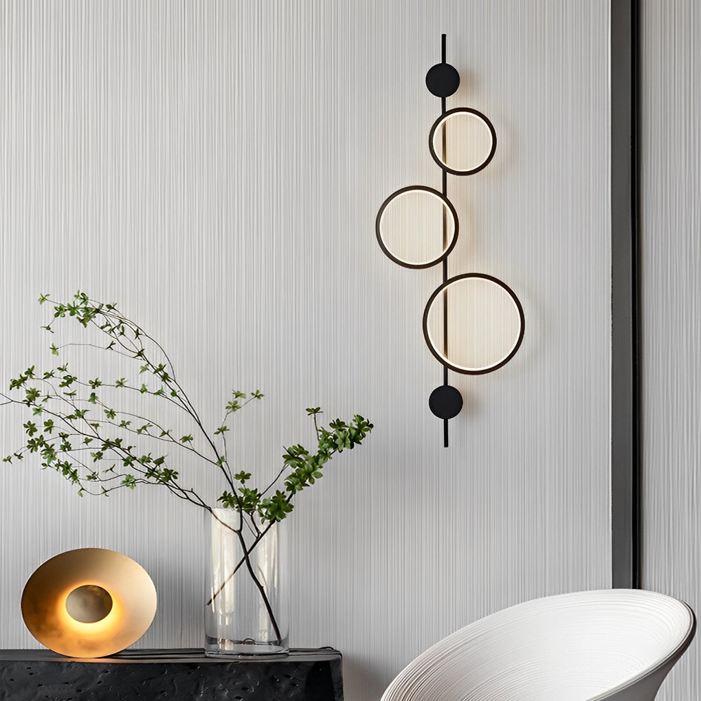 WHITBREAD RINGED LED WALL LANTERN