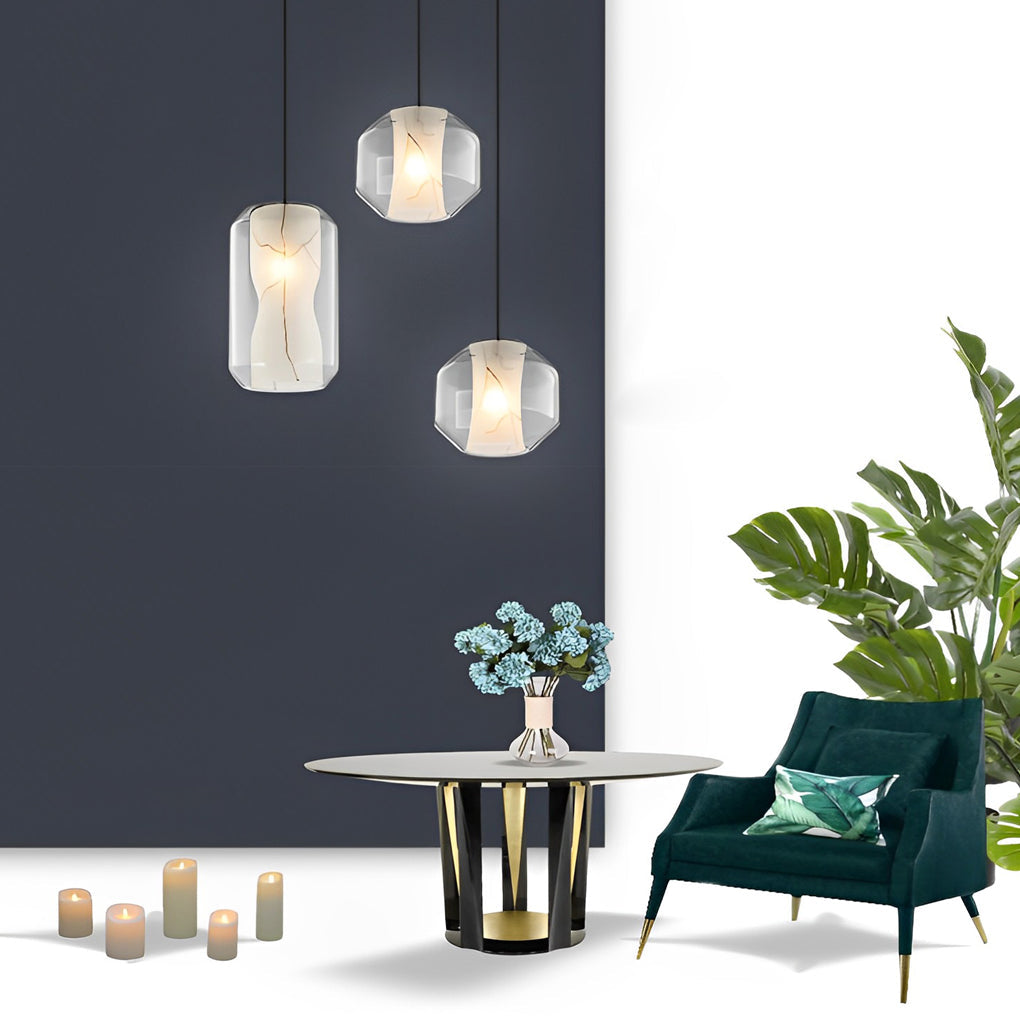WINTHROP DOUBLE GLAZED PENDANT LANTERN