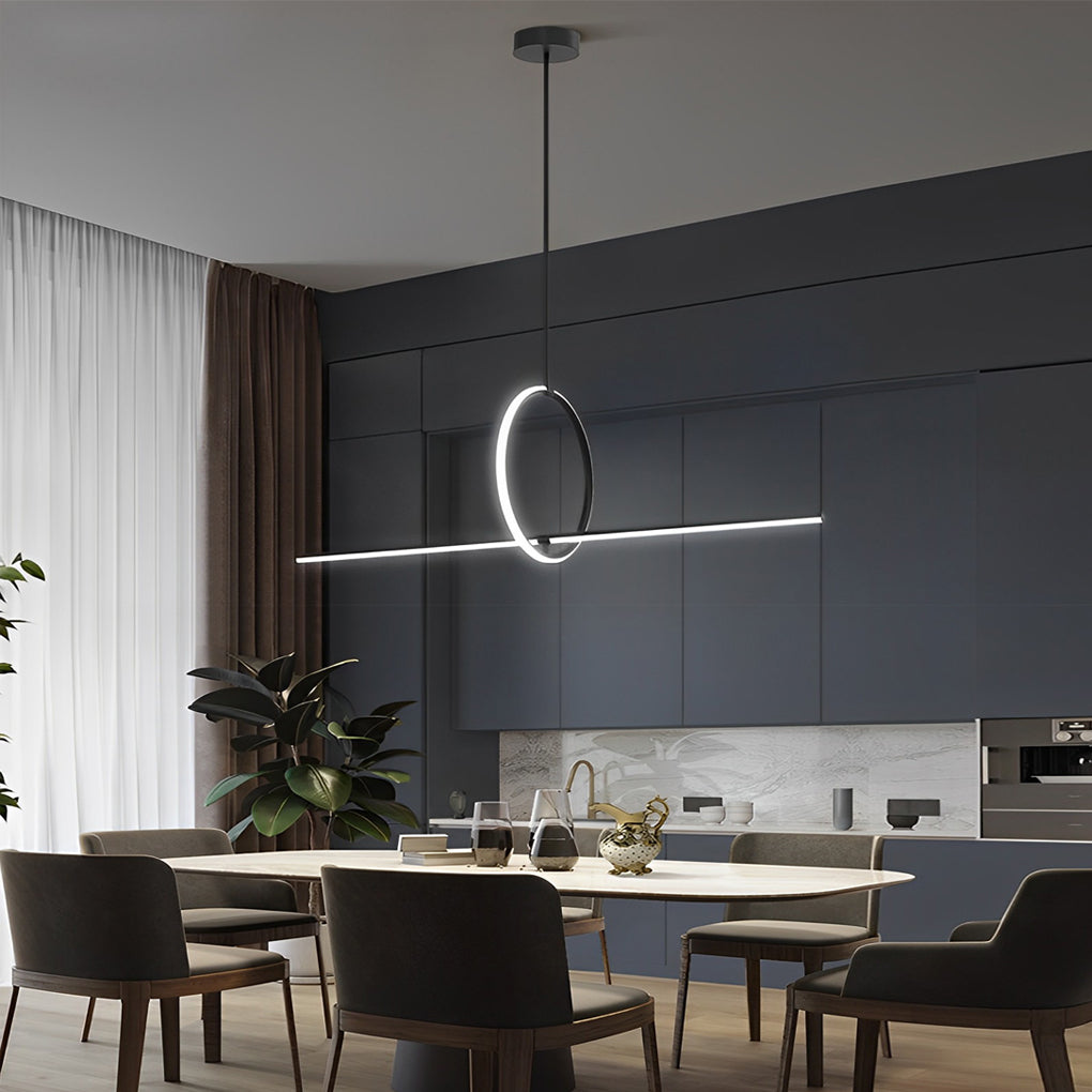 WINTHROP SLIM LINEAR LED CHANDELIER WITH DIMMABLE SETTINGS