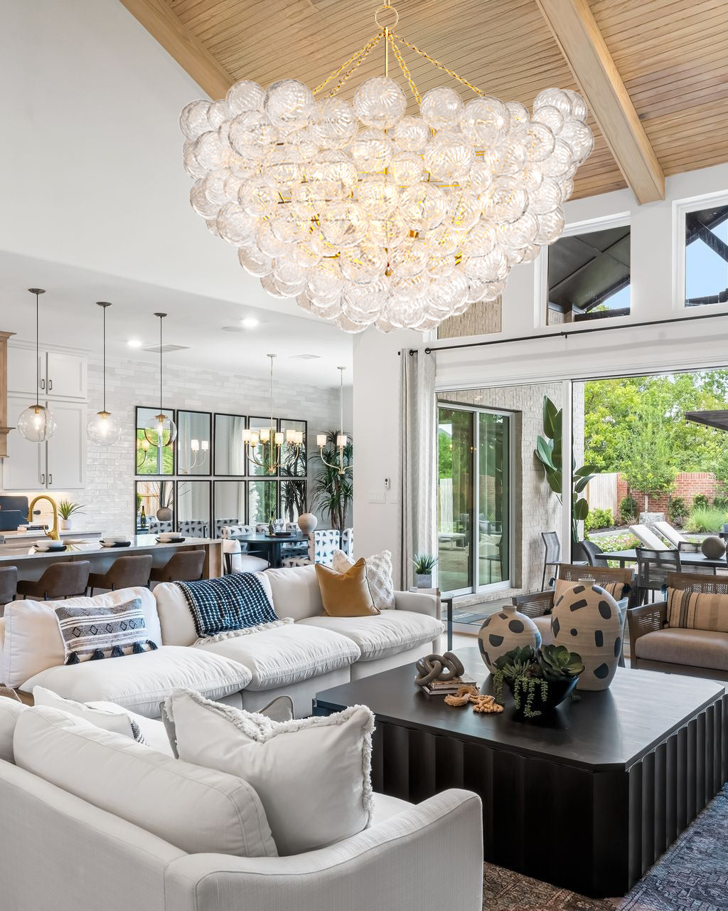CELESTIAL ORB CRYSTAL LIGHTING FIXTURE