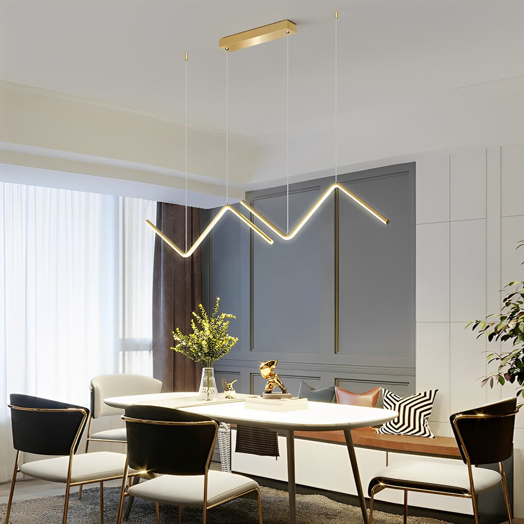 WINTERBORN WAVY TRIO DIMMER CHANDELIER