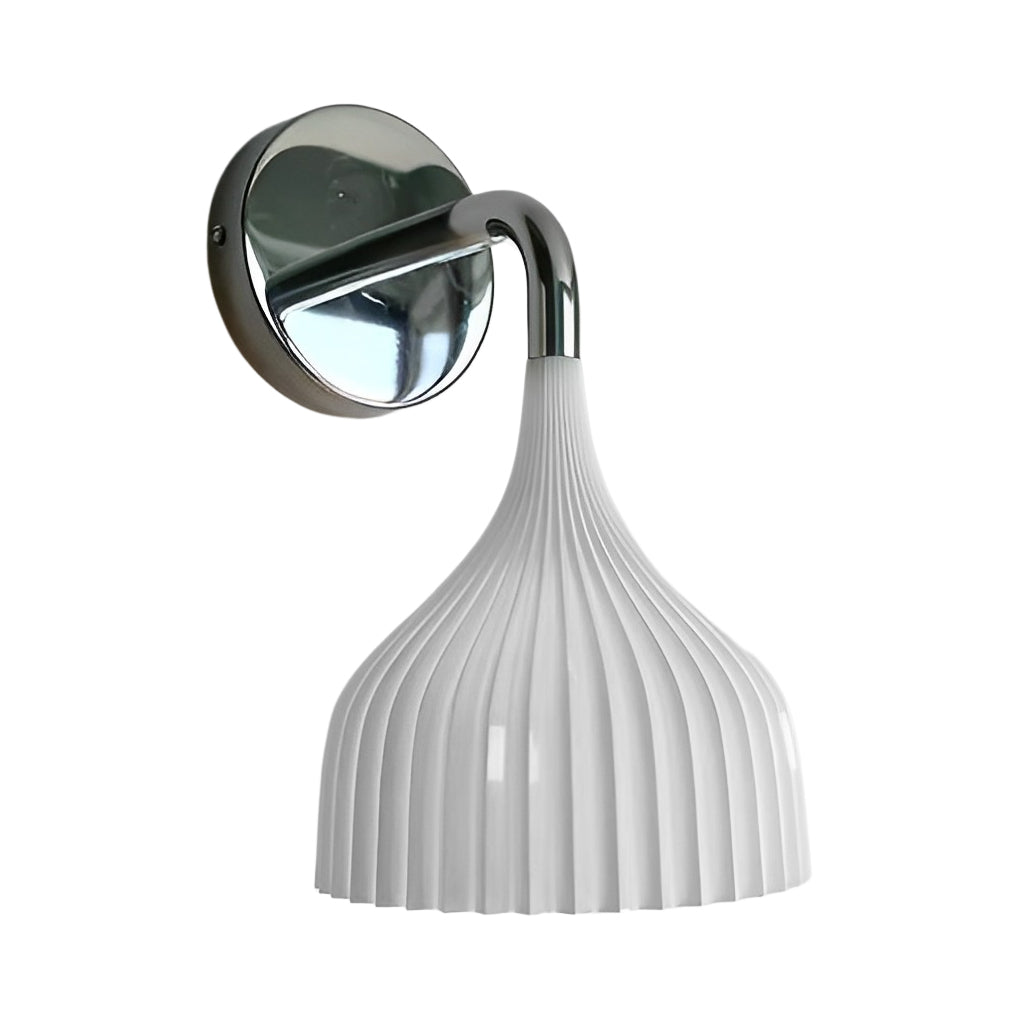 WINTHROP PLEATED IRON WALL SCONCE LUMINAIRE