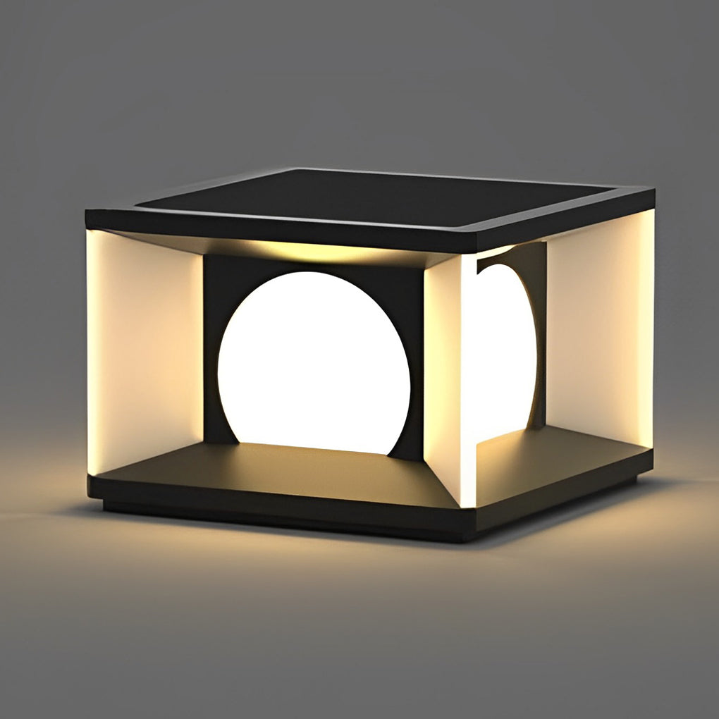 WINCHESTER SQUARE SOLAR ILLUMINATION POST CAP LIGHTS