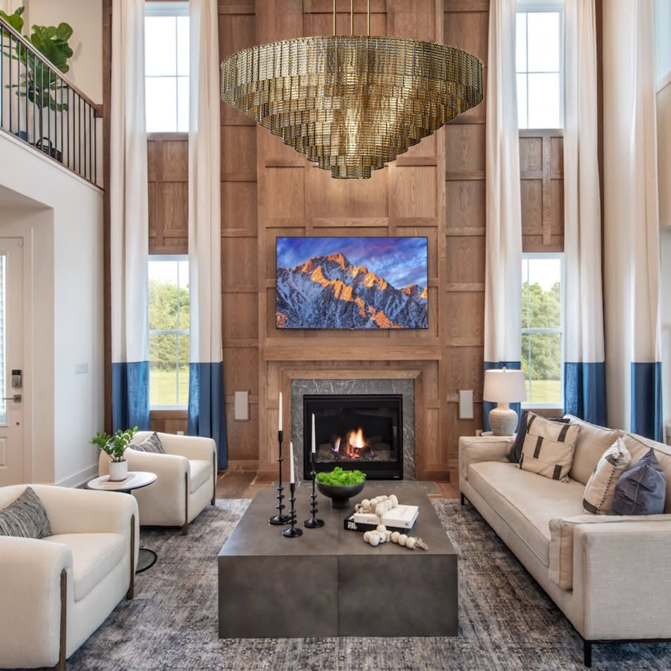 VITRINA SMOKED CRYSTAL ORB CHANDELIER