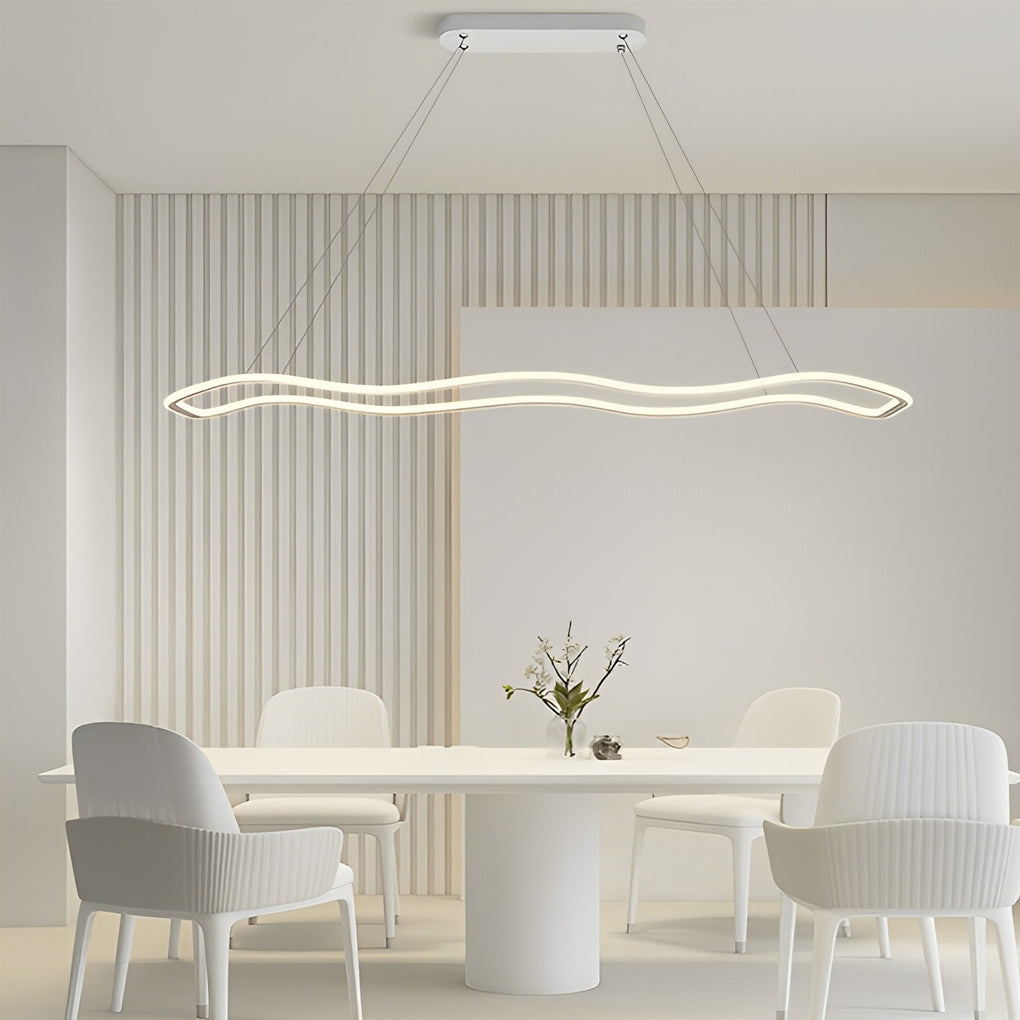 WHITBY WAVES CIRCULAR LED CHANDELIER