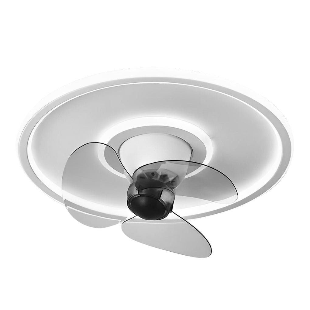1. **WINSLOW WHISPERING CEILING FAN LUMINAIRE**  
   Features a silent operation with 360° rotation and adjustable brightness, blending seamlessly into any modern space.

2. **HATHERLEIGH INVISIBLE AIRFLOW ILLUMINATOR**  
   Combines a sleek design with d