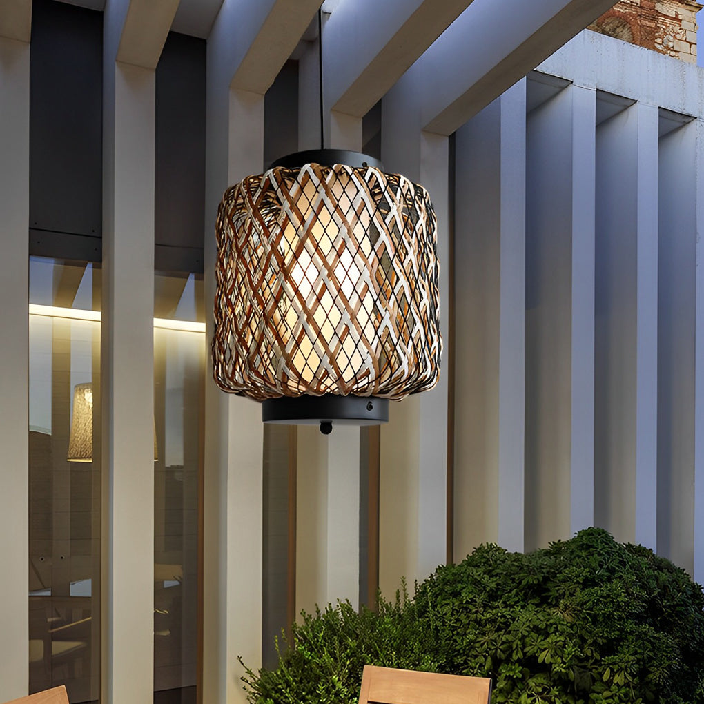 WINTHROP WOVEN OUTDOOR CEILING PENDANT LIGHT