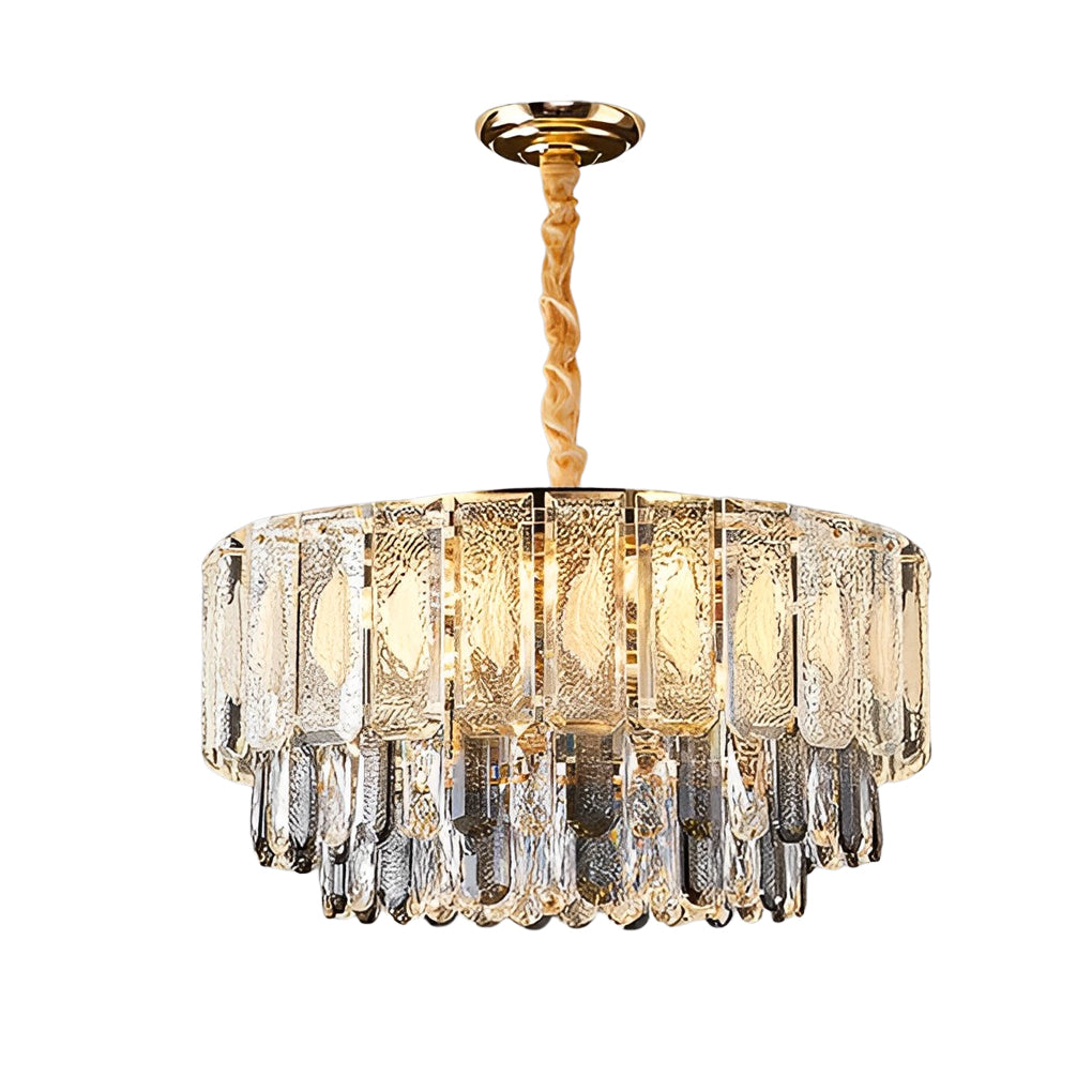 WINTHORPE CRYSTAL CIRCLE DIMMER CHANDELIER