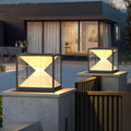 WINDSOR SOLAR GLOW SQUARE HOURGLASS FENCE LANTERNS