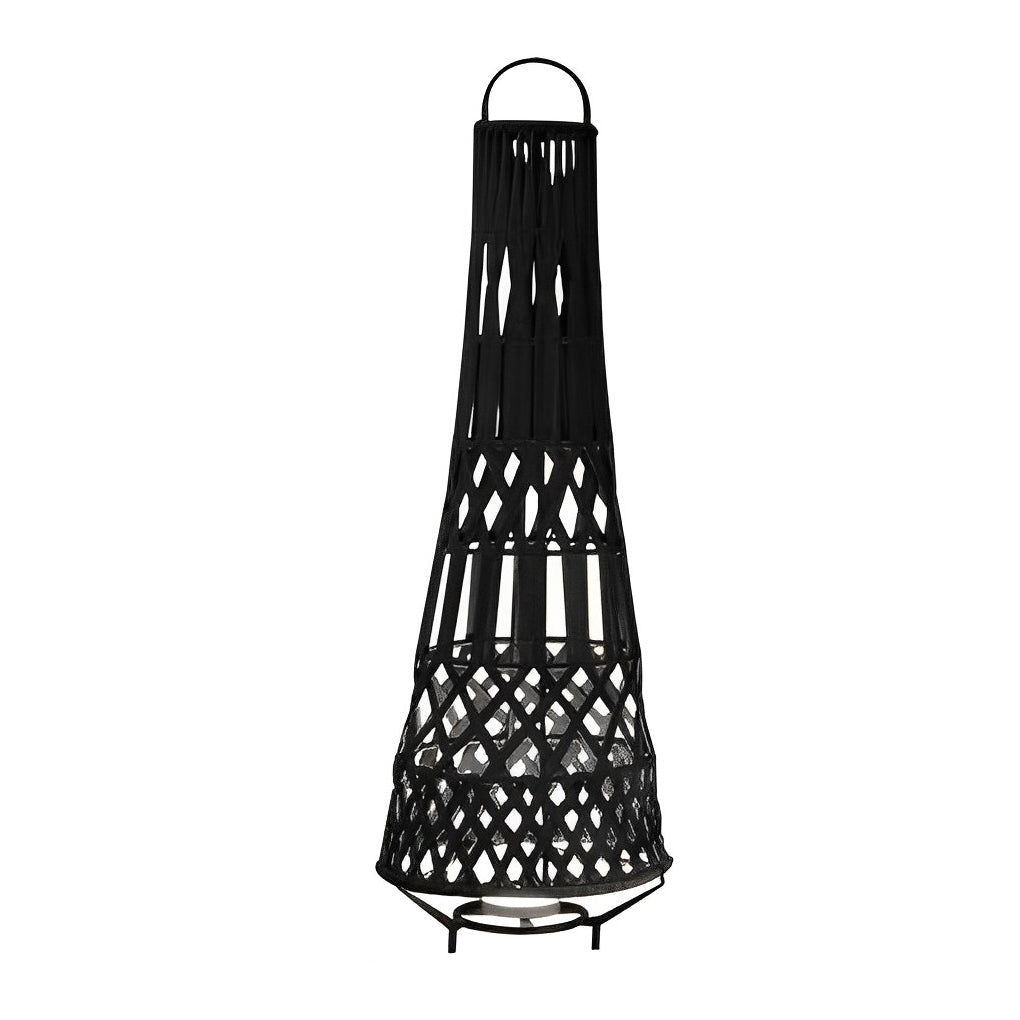 RAVENSTONE WROUGHT IRON TRIBAL GARDEN LANTERN