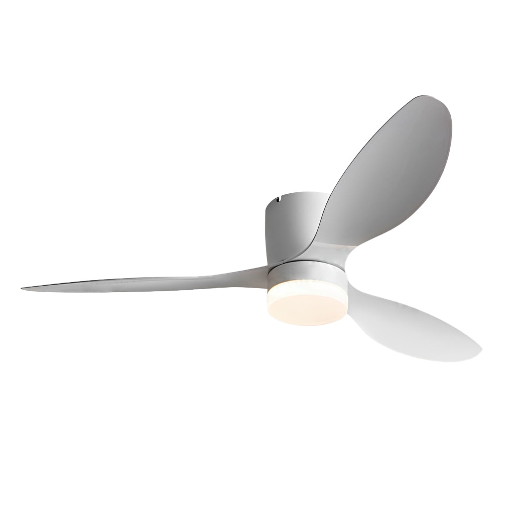 FENWICK 52-INCH TRIO BLADE SILENT LED CEILING LIGHT WITH REMOTE CONTROL