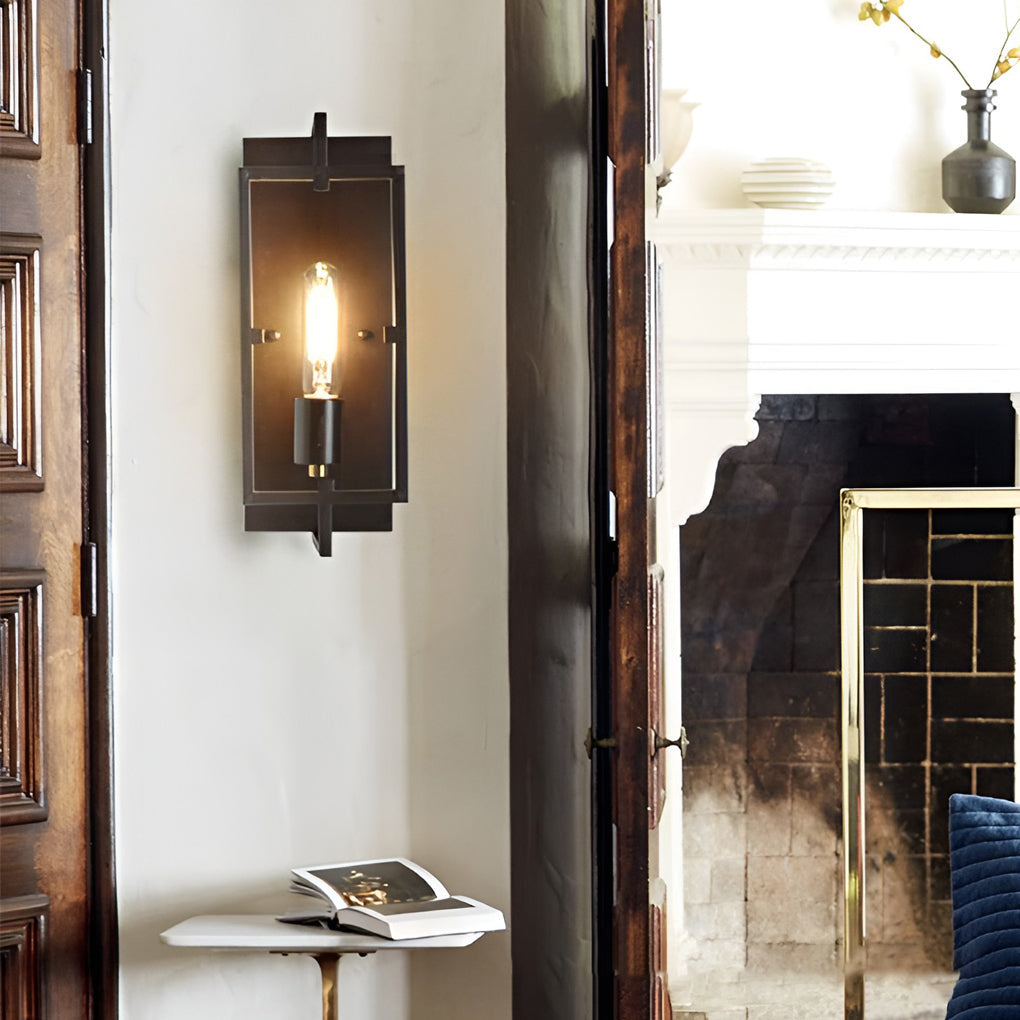 RAVENSCROFT INDUSTRIAL RECTANGLE WALL SCONCE