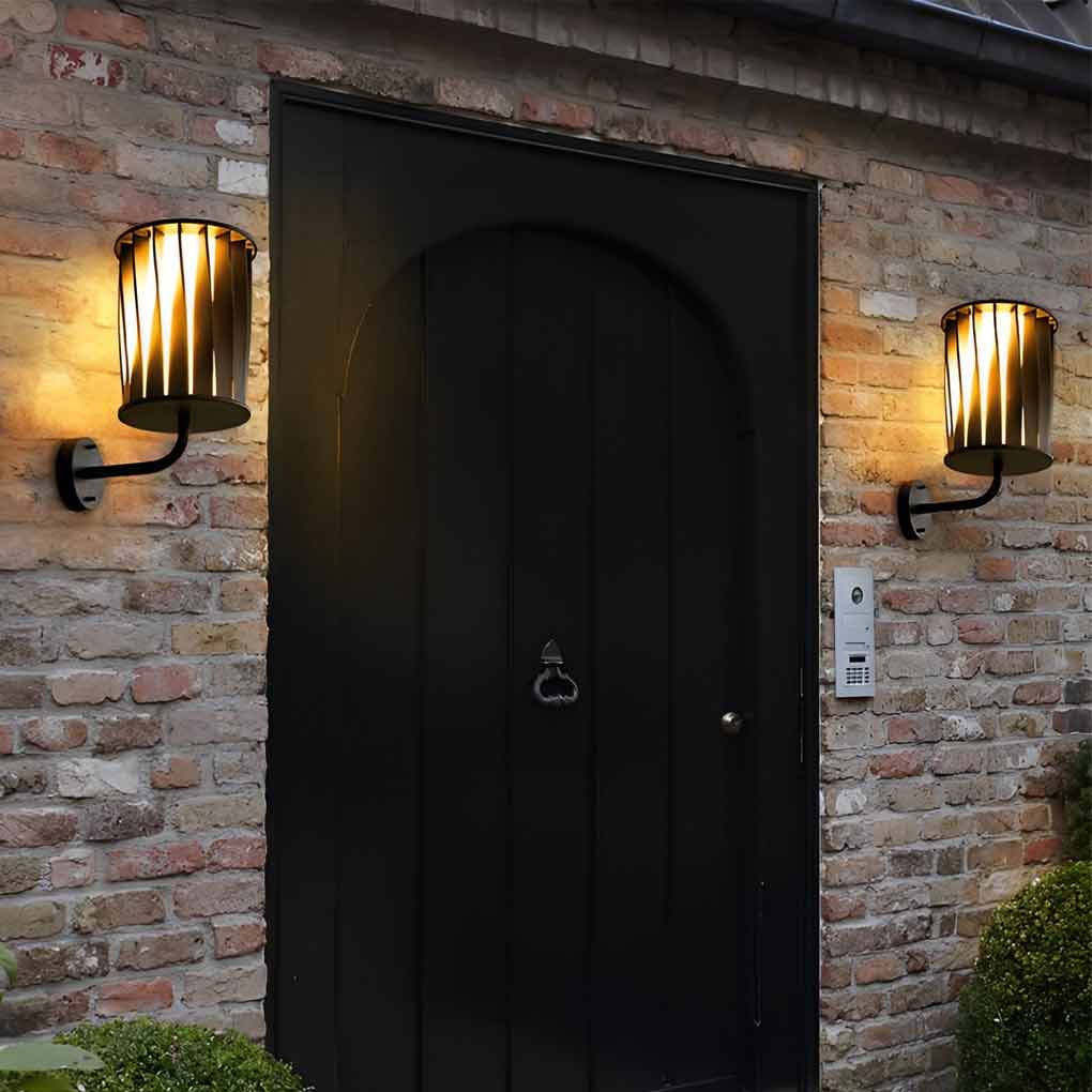 WINTHROP TWISTED WATERPROOF LED OUTDOOR WALL SCONCE