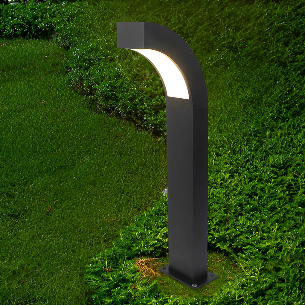 FENWICK CURVED BLACK LED PATHWAY ILLUMINATOR