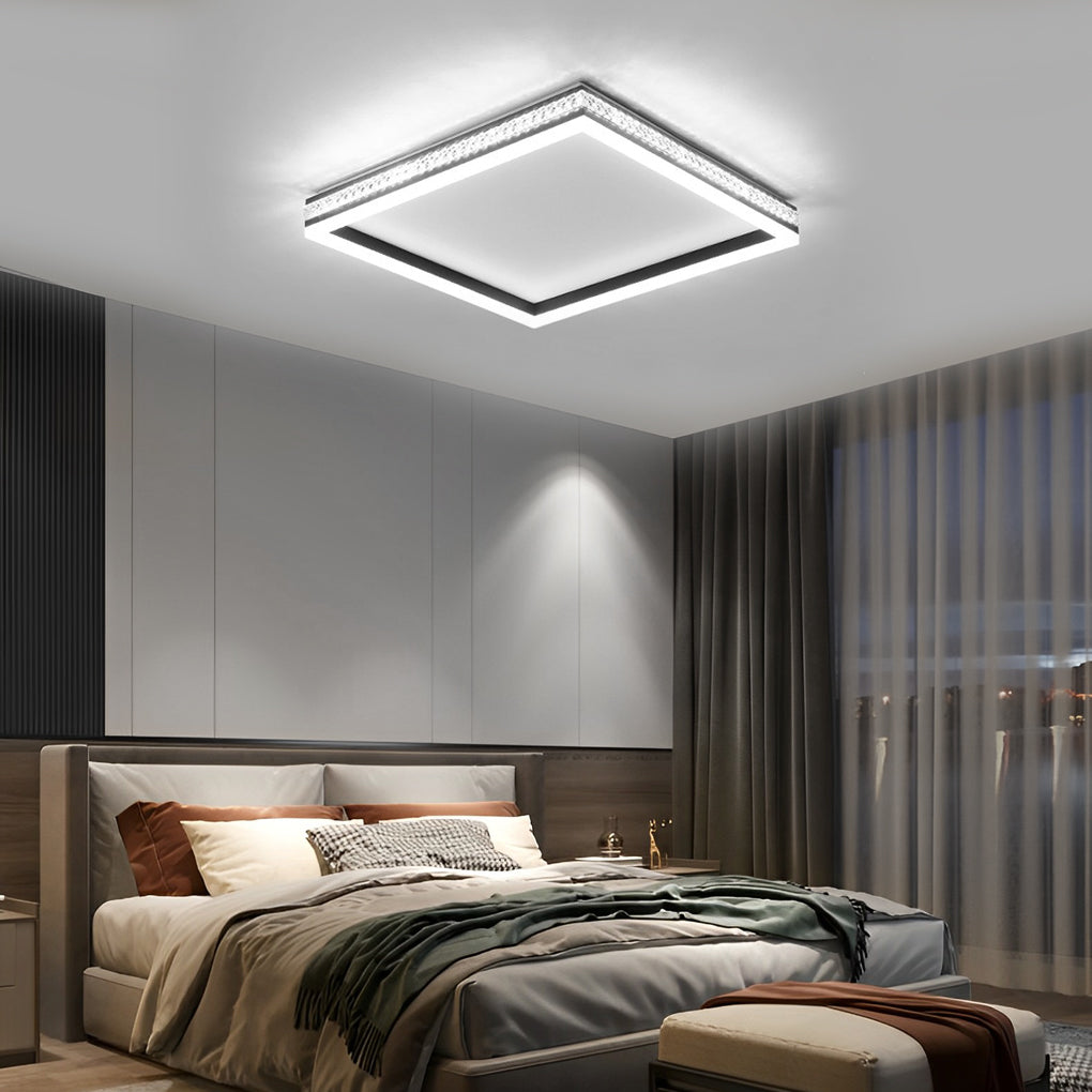 FENWICK MODERN CIRCULAR REMOTE-DIMMING CEILING LUMINAIRE