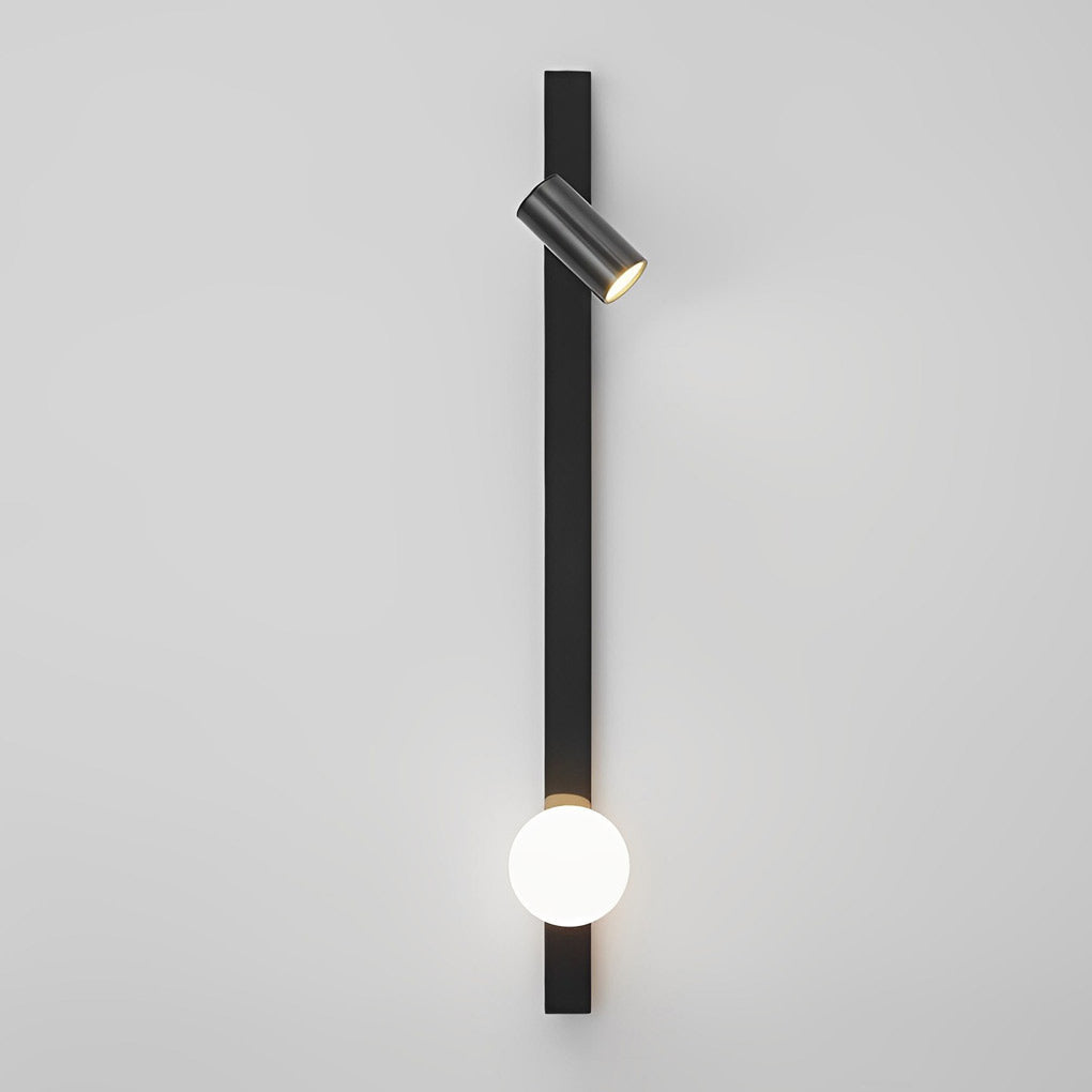 WINCHESTER TRIO DIMMABLE WALL SCONCE WITH FOCUSABLE SPOTLIGHT
