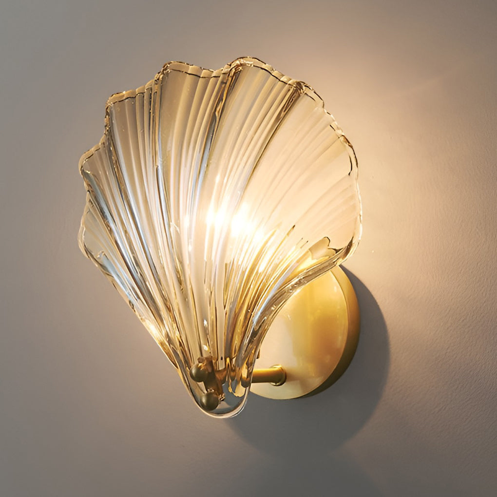 WINTHORPE FANNED GLASS TRIO DIMMER WALL LIGHT