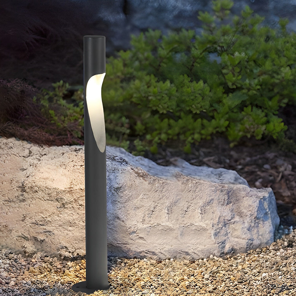 FENWICK SLATE GREY STAINLESS STEEL OUTDOOR ILLUMINATOR FOR PATHWAYS