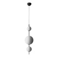 WINTHORPE BUBBLE GLASS PENDANT LIGHTING WITH IRON FRAME