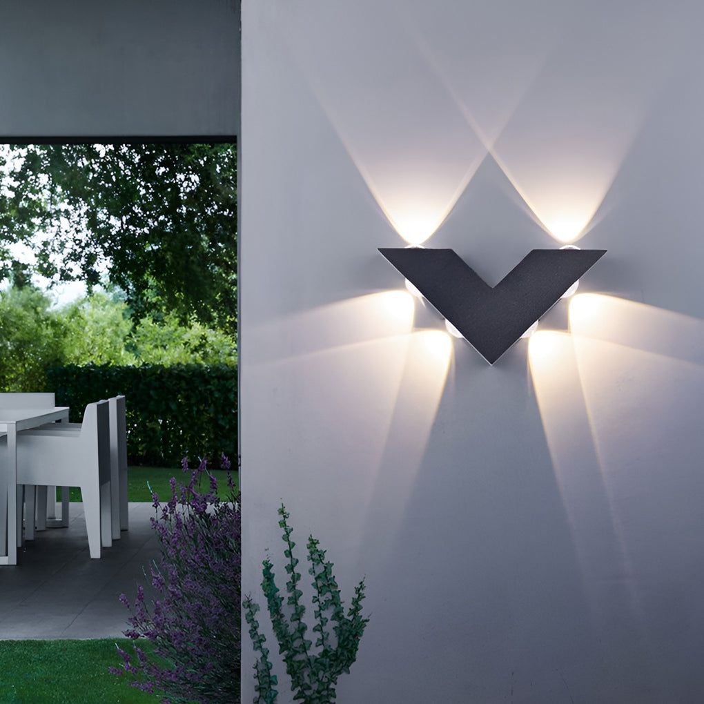 WINTERBOURNE V-SHAPE OUTDOOR LED WALL WASHER LIGHT