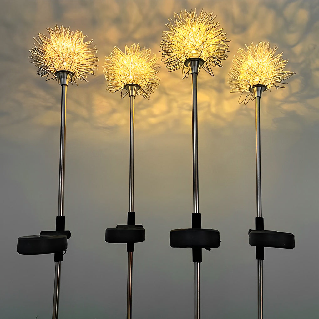 1. **WINSLOW SOLAR FLORA LANTERNS DUO** - A pair of enchanting solar-powered dandelion lights crafted from durable aluminum, perfect for illuminating your garden and lawn with a whimsical glow.

2. **TAVISTOCK GARDEN GLOW ORBS SET** - This dual pack of so