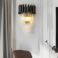 WINTHROP CRYSTAL EMBRACE MODERN WALL LANTERN