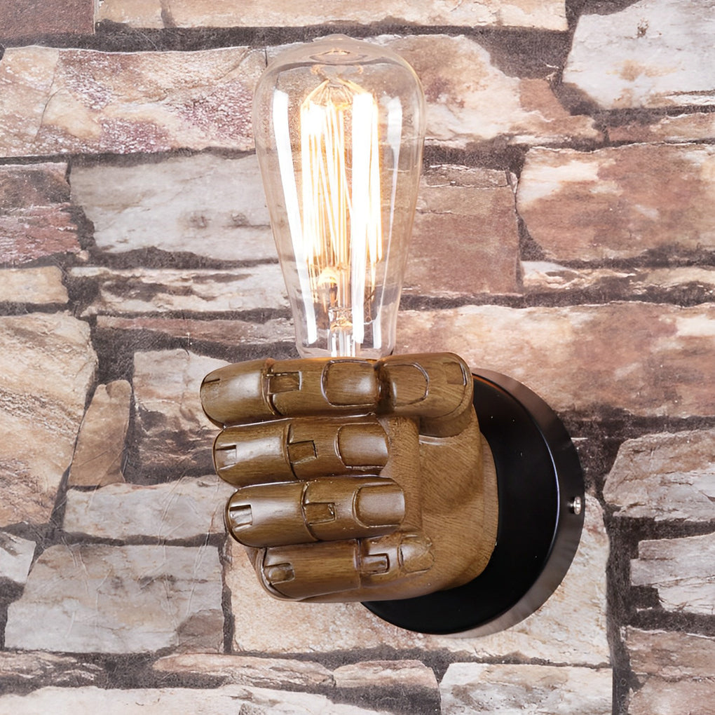 WINTHROP HANDSCULPT WALL SCONCE IN RESIN