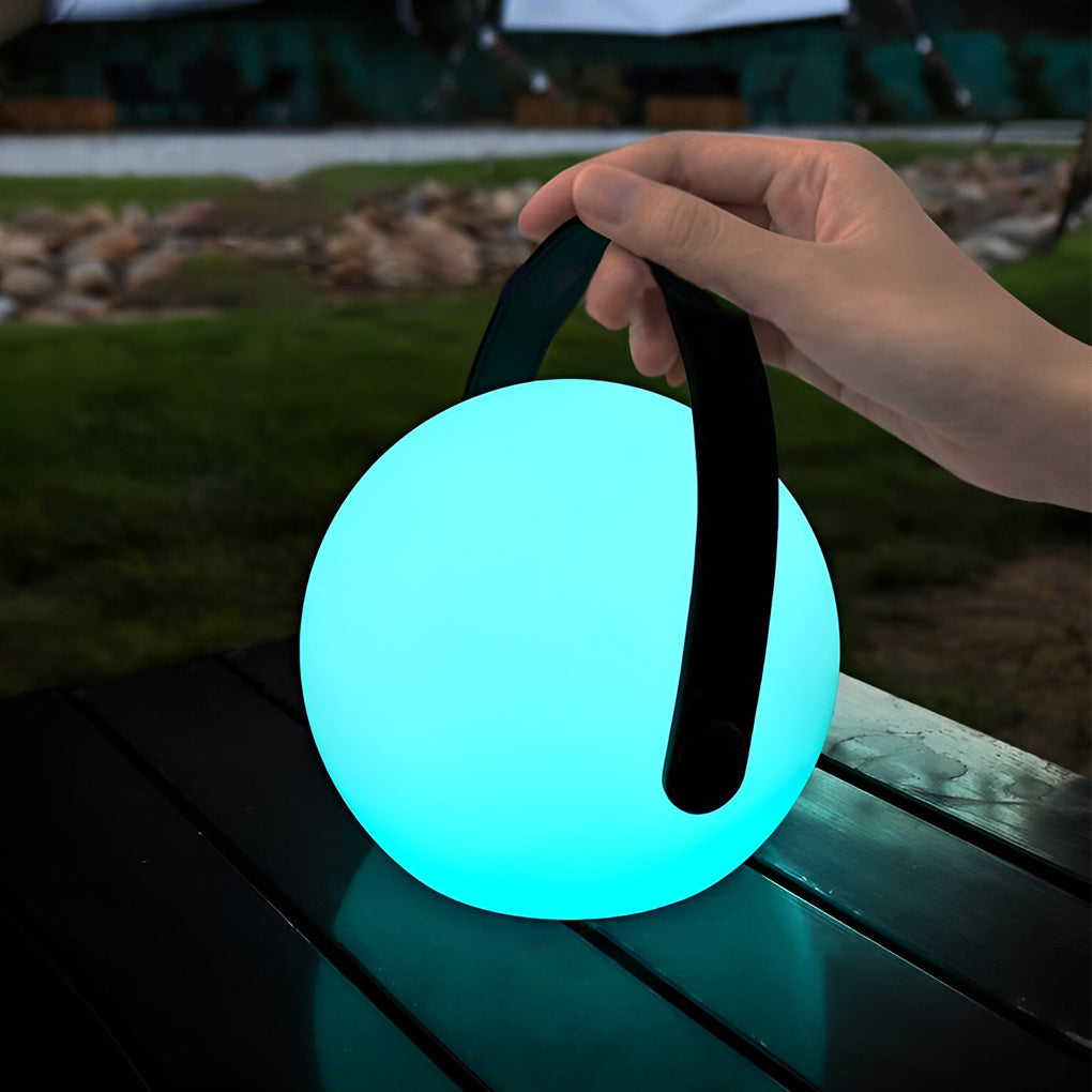 WINTHROP RAINBOW ORB TABLE ILLUMINATOR - 6-Inch Color-Changing Sphere Light