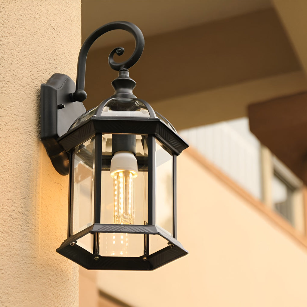WINTHROP DOUBLE-GLASS VINTAGE WALL LANTERN