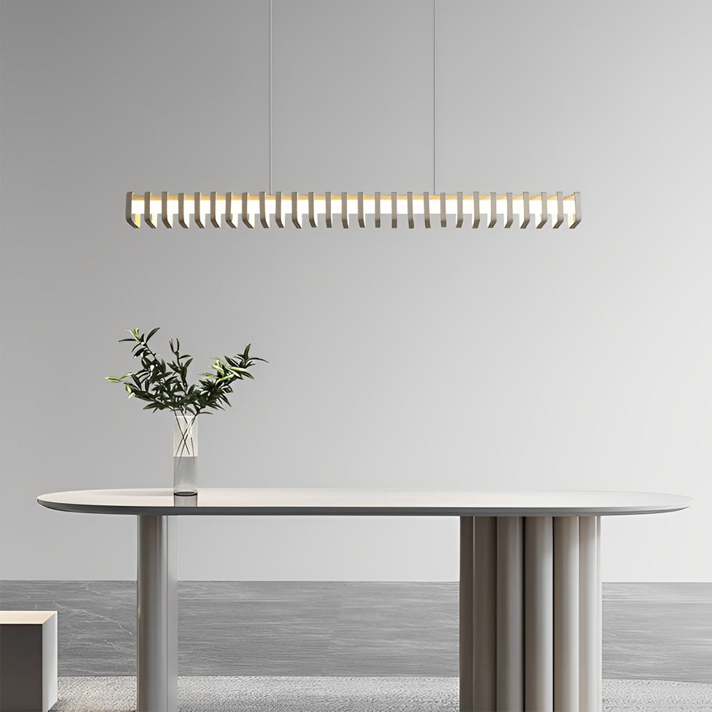 FENWICK MODERN DIMMABLE SQUARE CHANDELIER