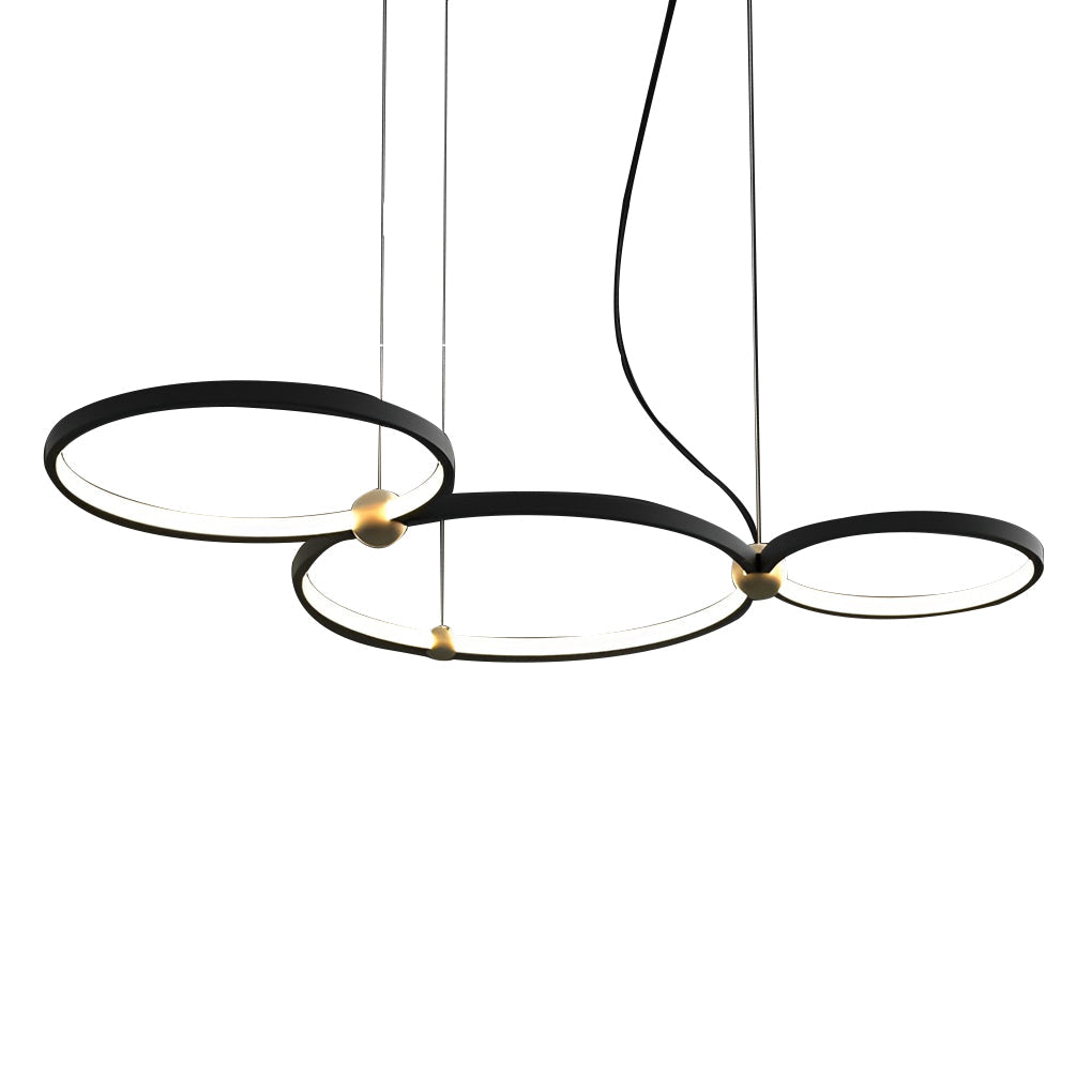WHITBY CIRCULAR METAL ART CHANDELIER