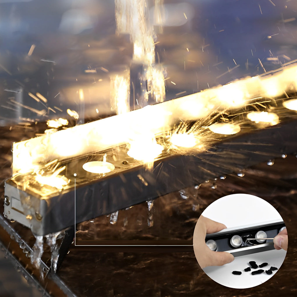 1. **WINSLOW AQUA SHIELD LED LINEAR ILLUMINATOR** - A robust outdoor light fixture designed to provide low-voltage illumination with a waterproof finish, perfect for accentuating walls and landscapes.

2. **HATHERLEIGH RAINPROOF LED WALL ENHANCER** - An i