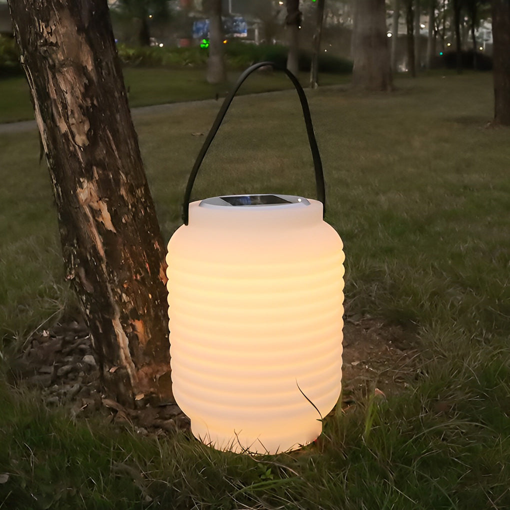 THORNBURY RAINPROOF CYLINDRICAL SOLAR CAMPING ILLUMINATOR