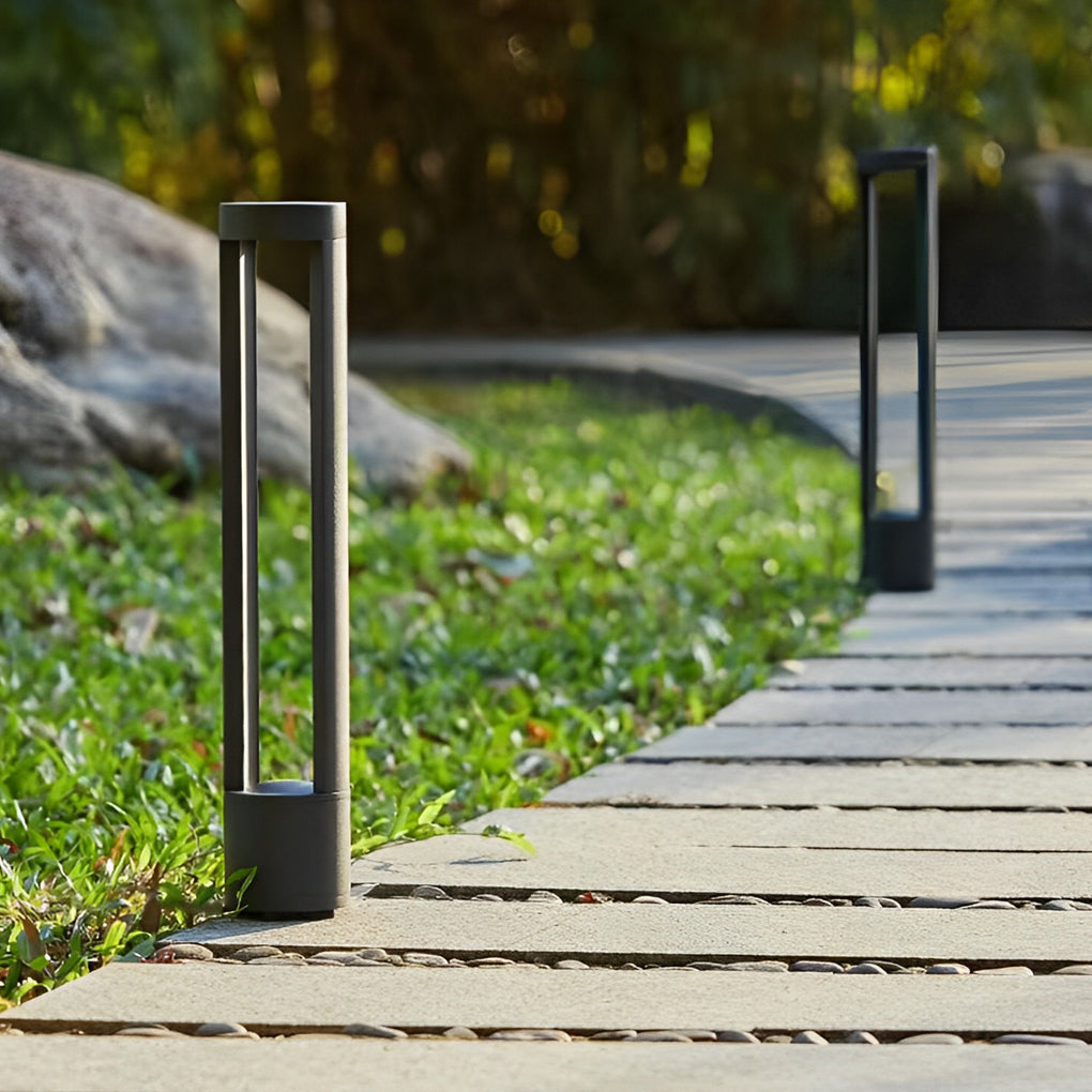WINTERBOURNE RAIN-PROOF MODERN CYLINDRICAL PATH LIGHTS